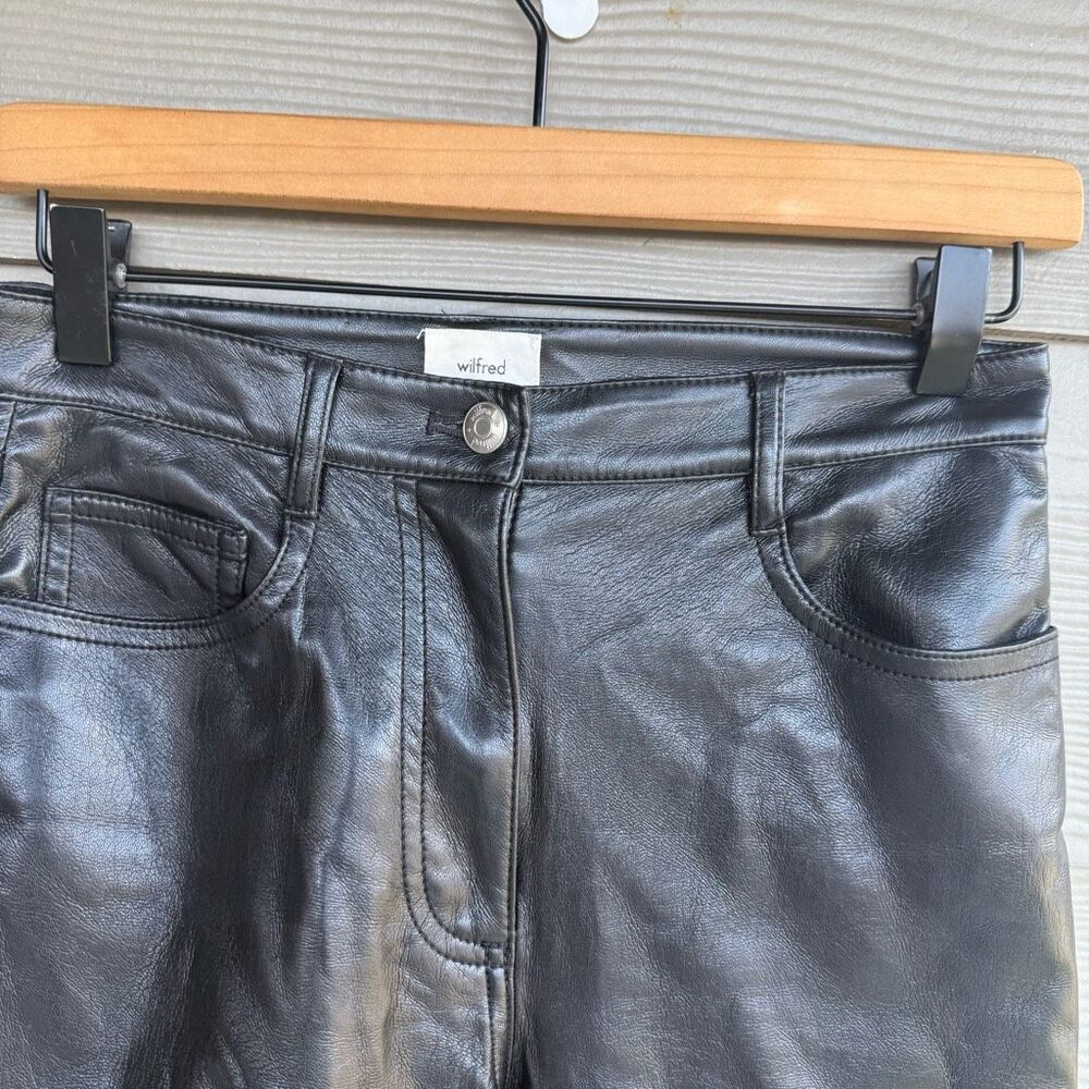 Aritzia Wilfred black Straight Leg Pants - Picture 4 of 9